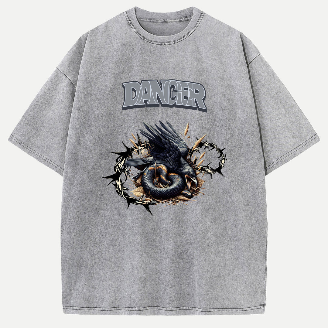 Danger Crow and Snake T-Shirt
