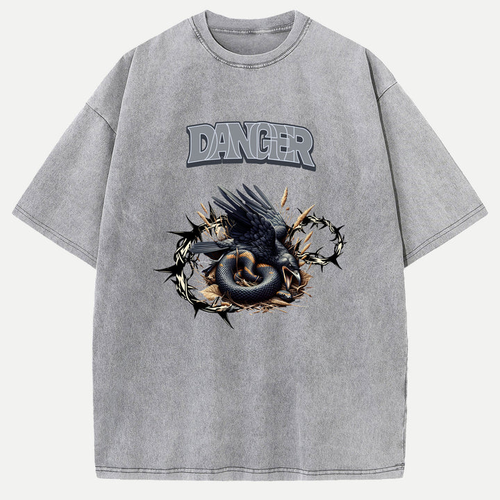 Danger Crow and Snake T-Shirt