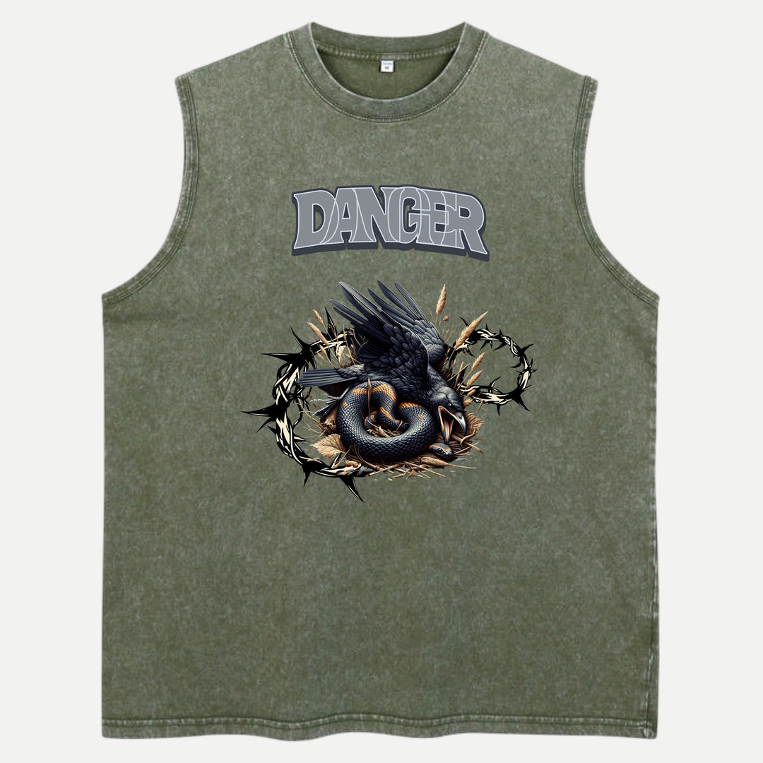 Danger Crow and Snake T-Shirt