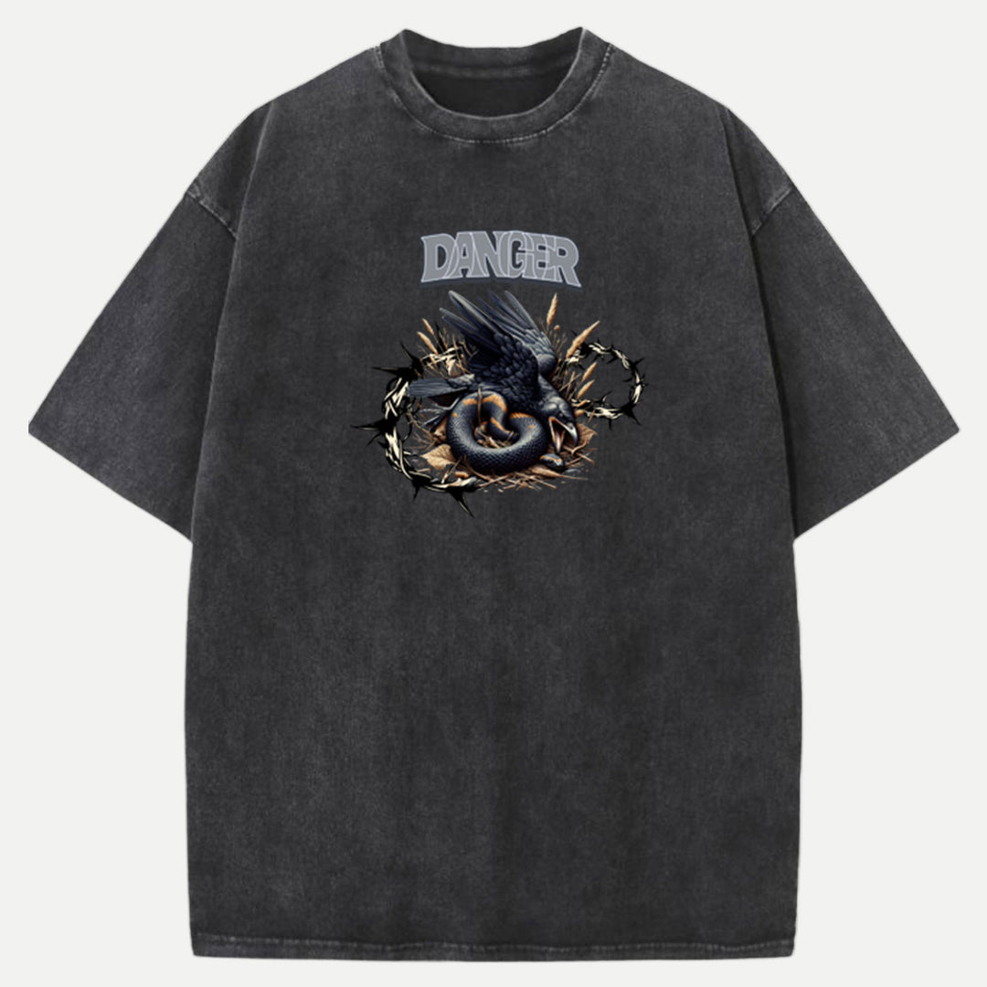 Danger Crow and Snake T-Shirt