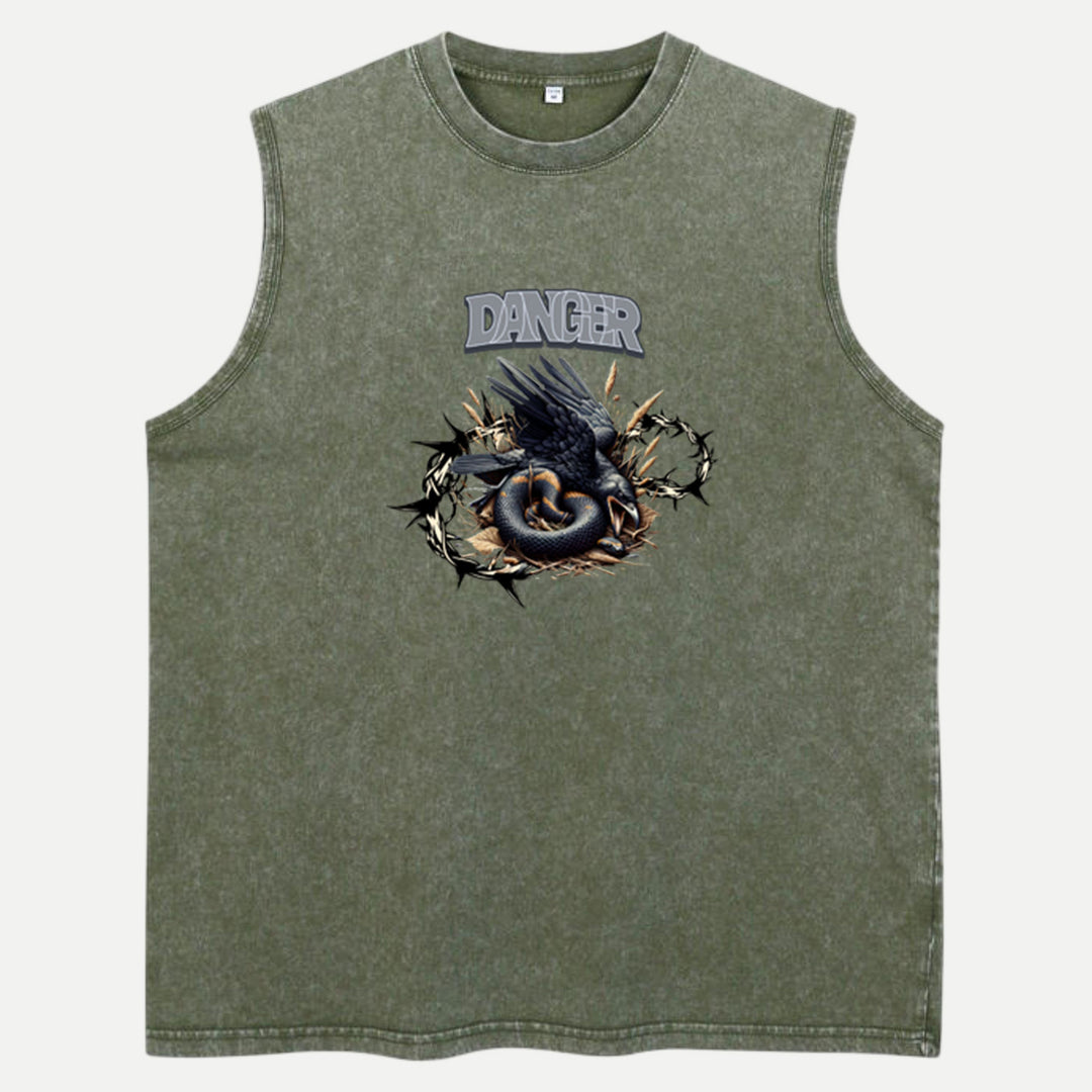 Danger Crow and Snake T-Shirt