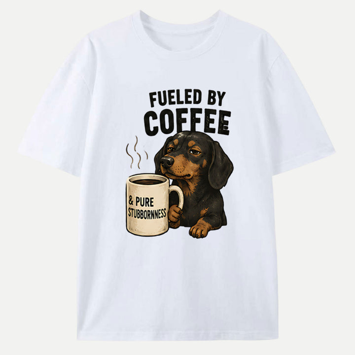 Fuelled by Coffee Dachshund T-Shirt