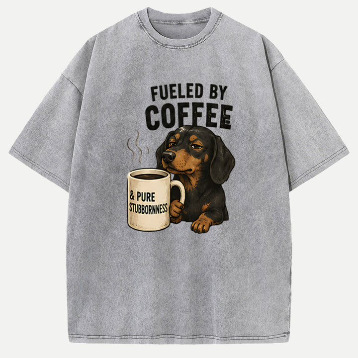 Fuelled by Coffee Dachshund T-Shirt