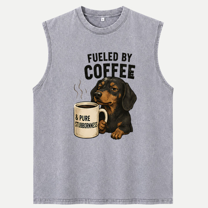 Fuelled by Coffee Dachshund T-Shirt