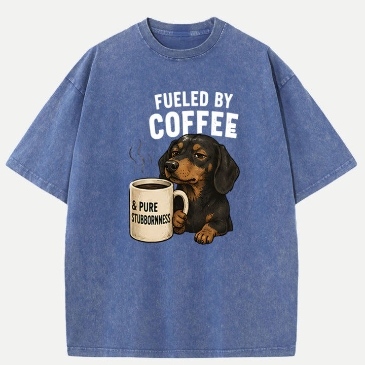 Fuelled by Coffee Dachshund T-Shirt