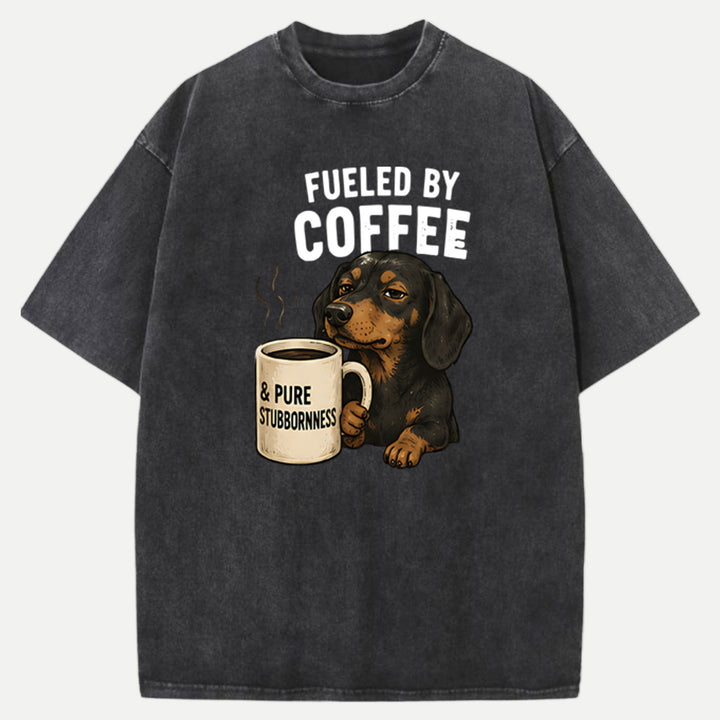 Fuelled by Coffee Dachshund T-Shirt