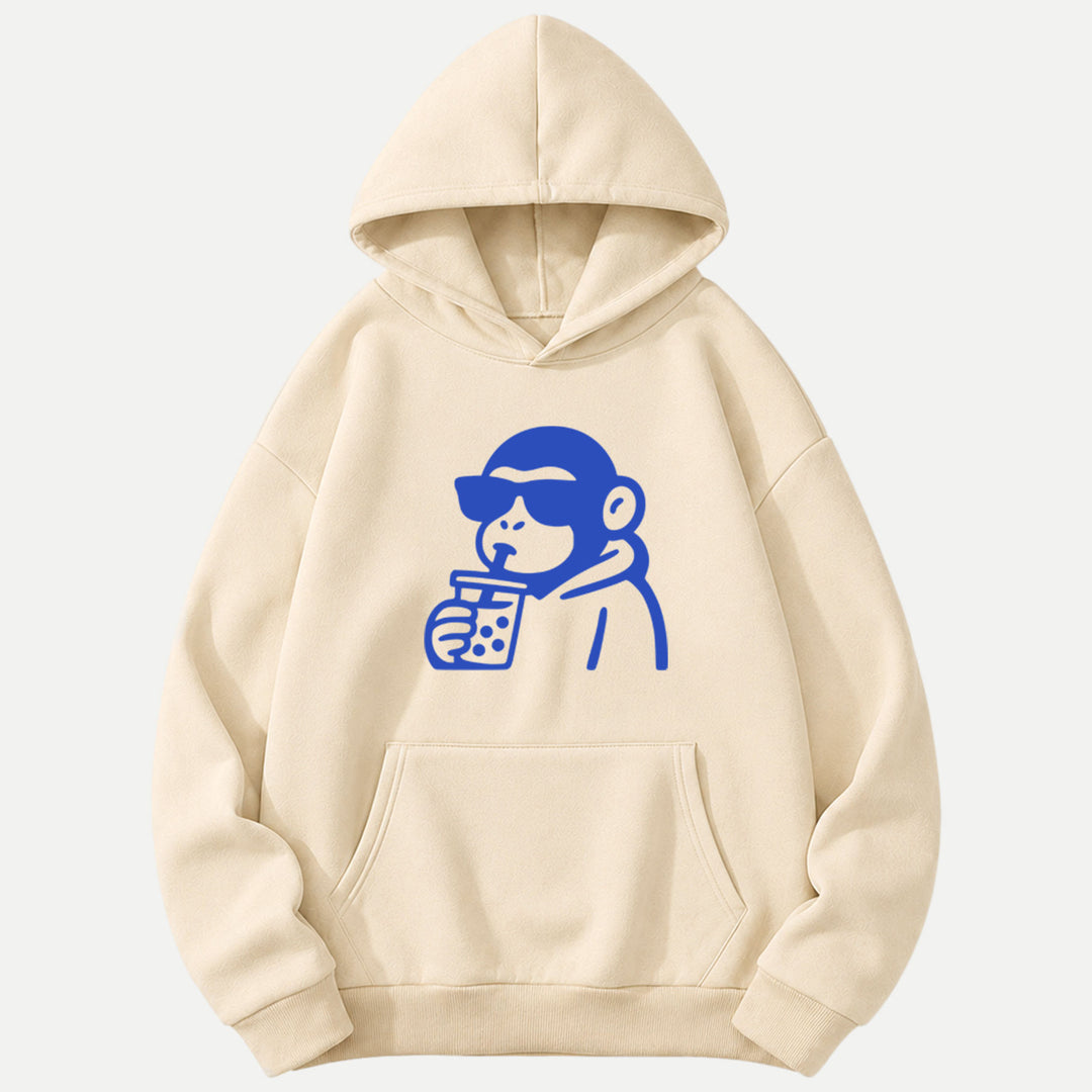 Cool Monkey Drinking Boba T-Shirt