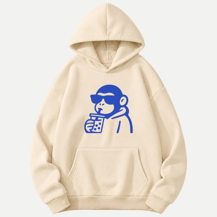 Cool Monkey Drinking Boba T-Shirt