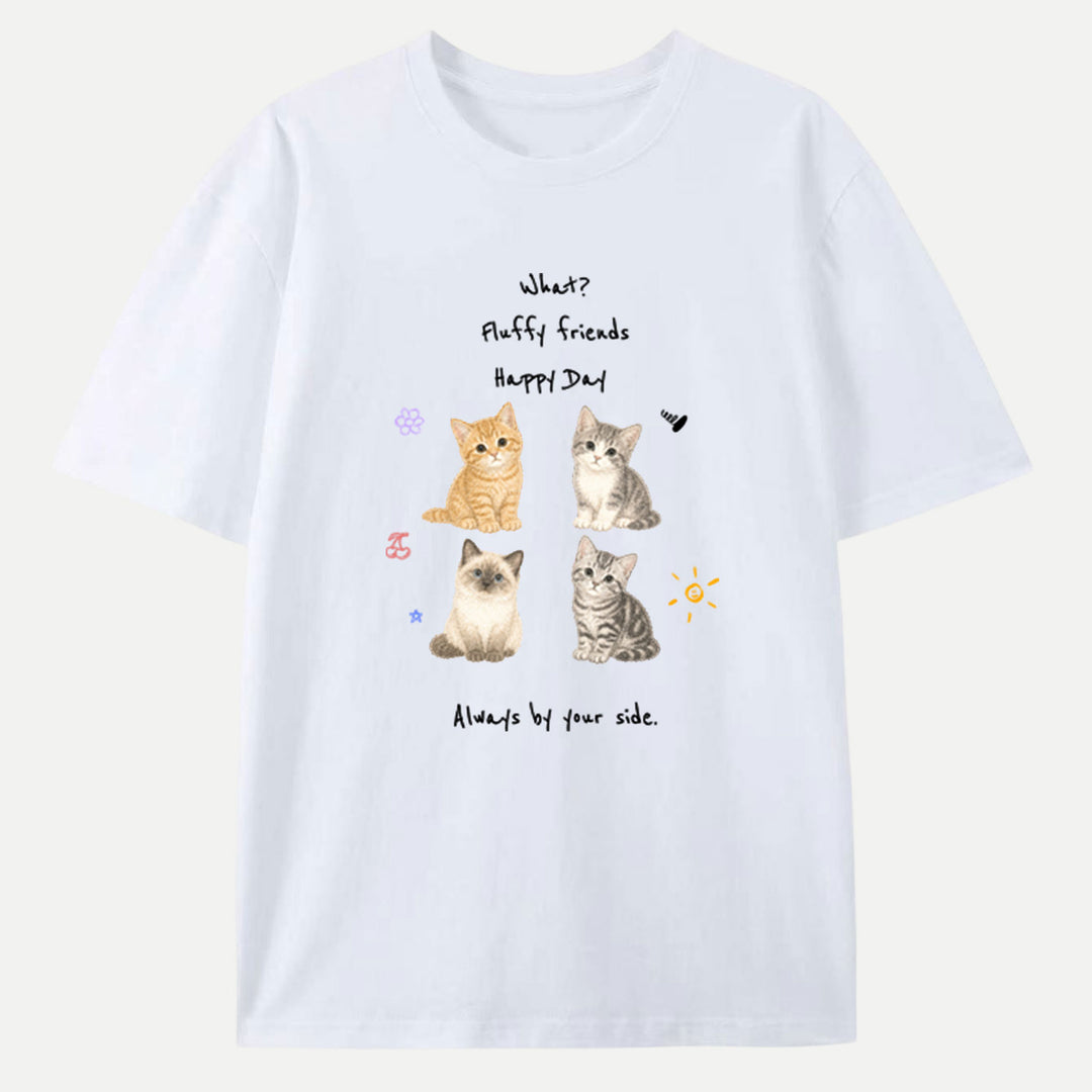 Fluffy Friends Kitten T-Shirt
