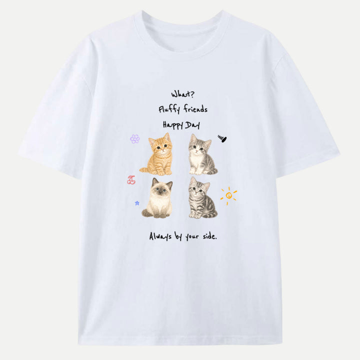 Fluffy Friends Kitten T-Shirt