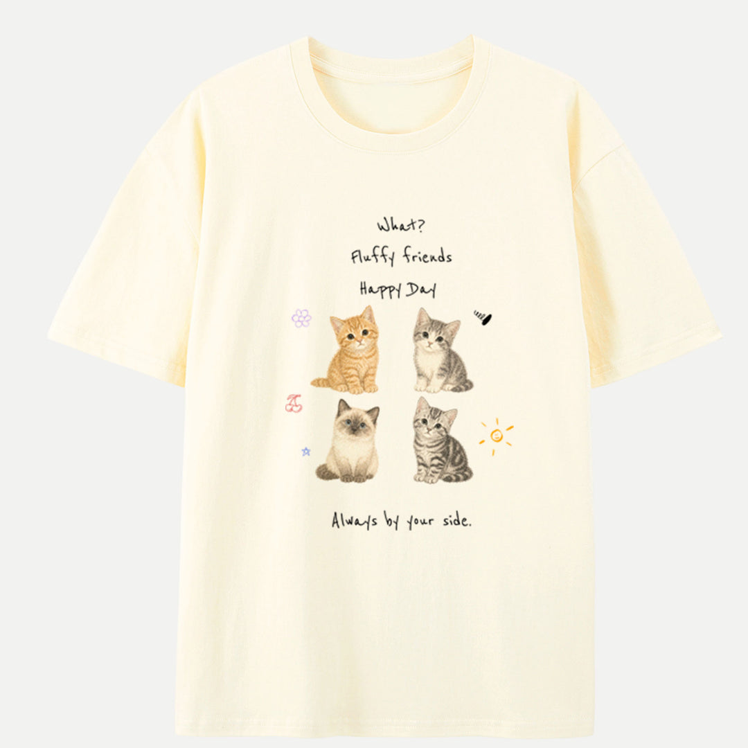 Fluffy Friends Kitten T-Shirt