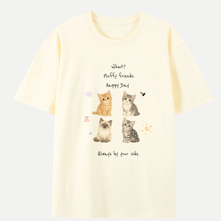 Fluffy Friends Kitten T-Shirt