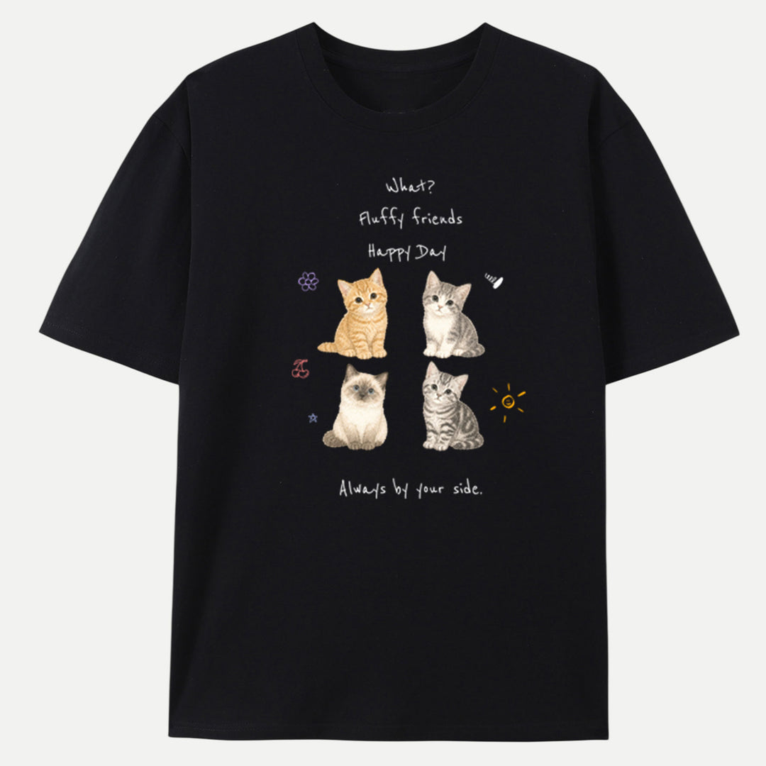 Fluffy Friends Kitten T-Shirt