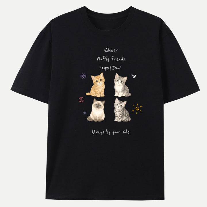 Fluffy Friends Kitten T-Shirt