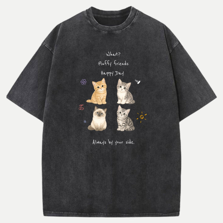 Fluffy Friends Kitten T-Shirt