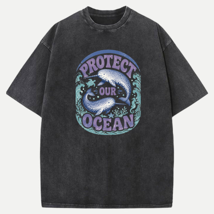 Protect Our Ocean Dolphin T-Shirt