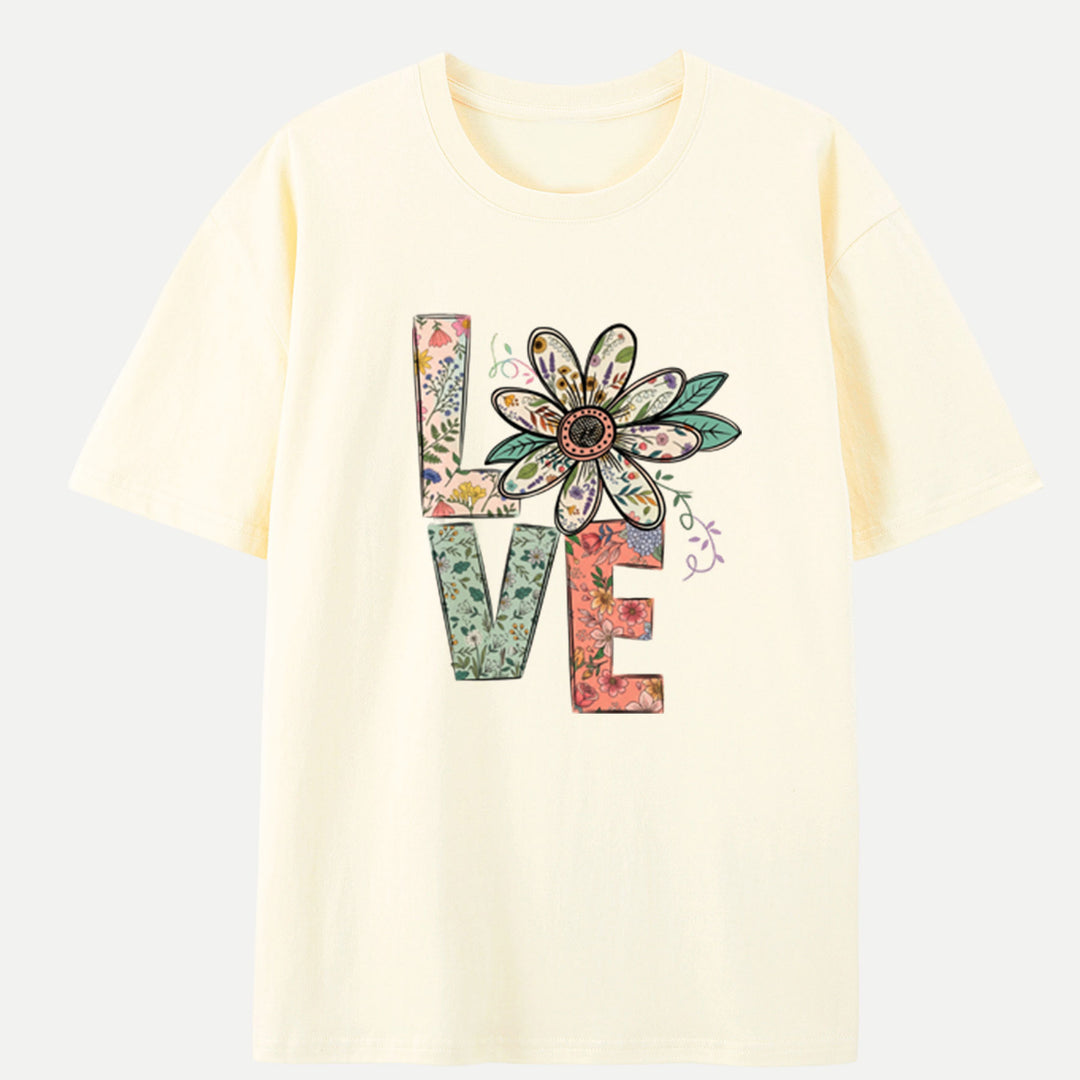 Floral LOVE Tee