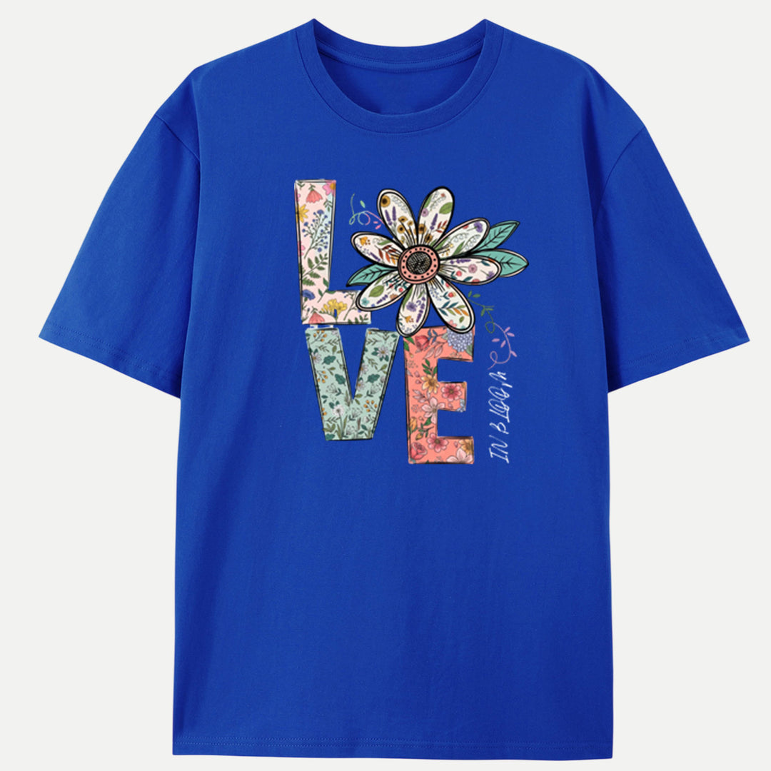Floral LOVE Tee