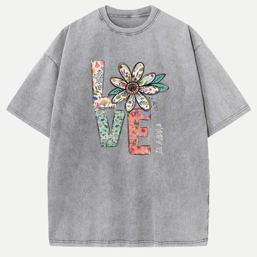 Floral LOVE Tee