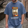 Funny Beer Claw Machine Graphic T-shirt
