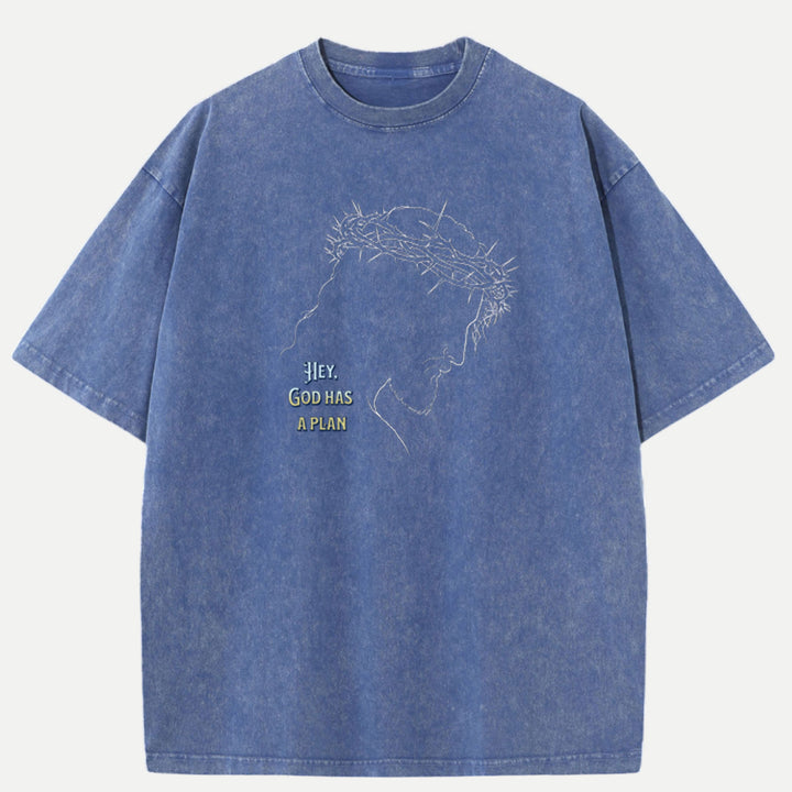 Hey, God Has a Plan Graphic Tee