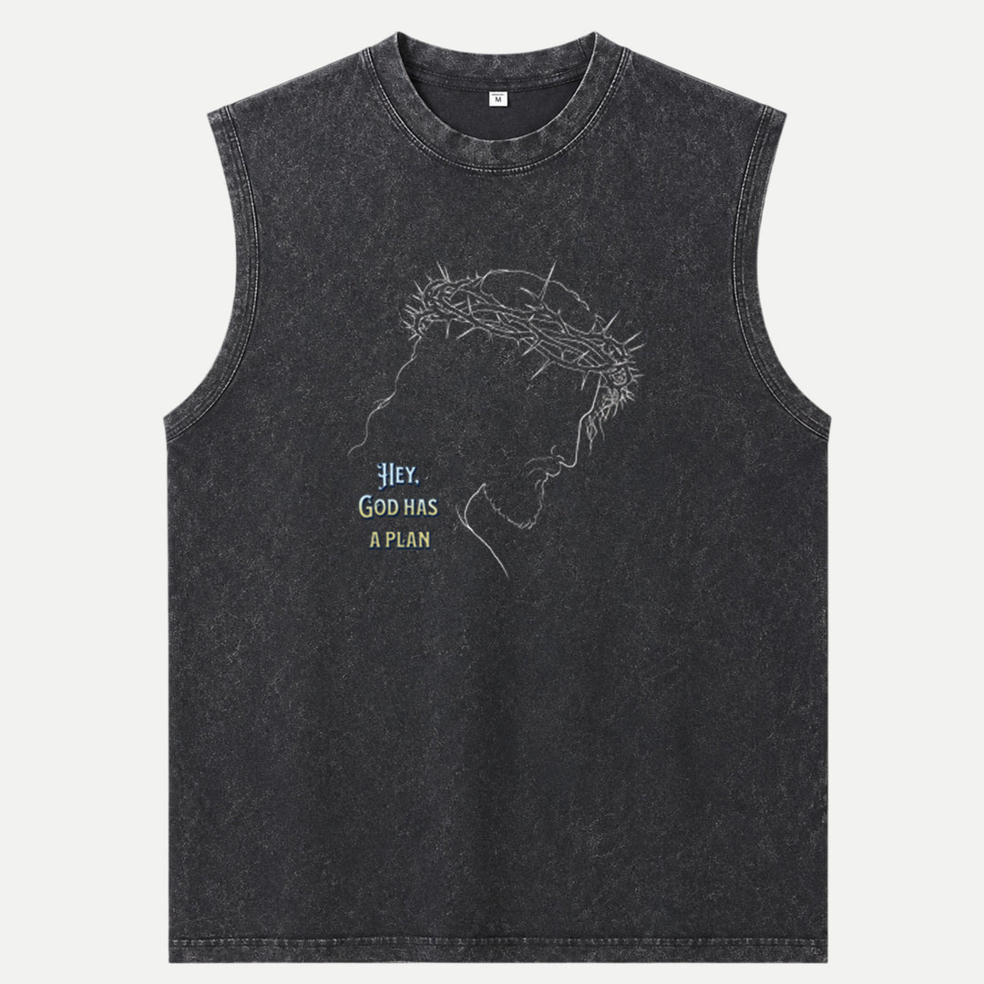 Hey, God Has a Plan Graphic Tee