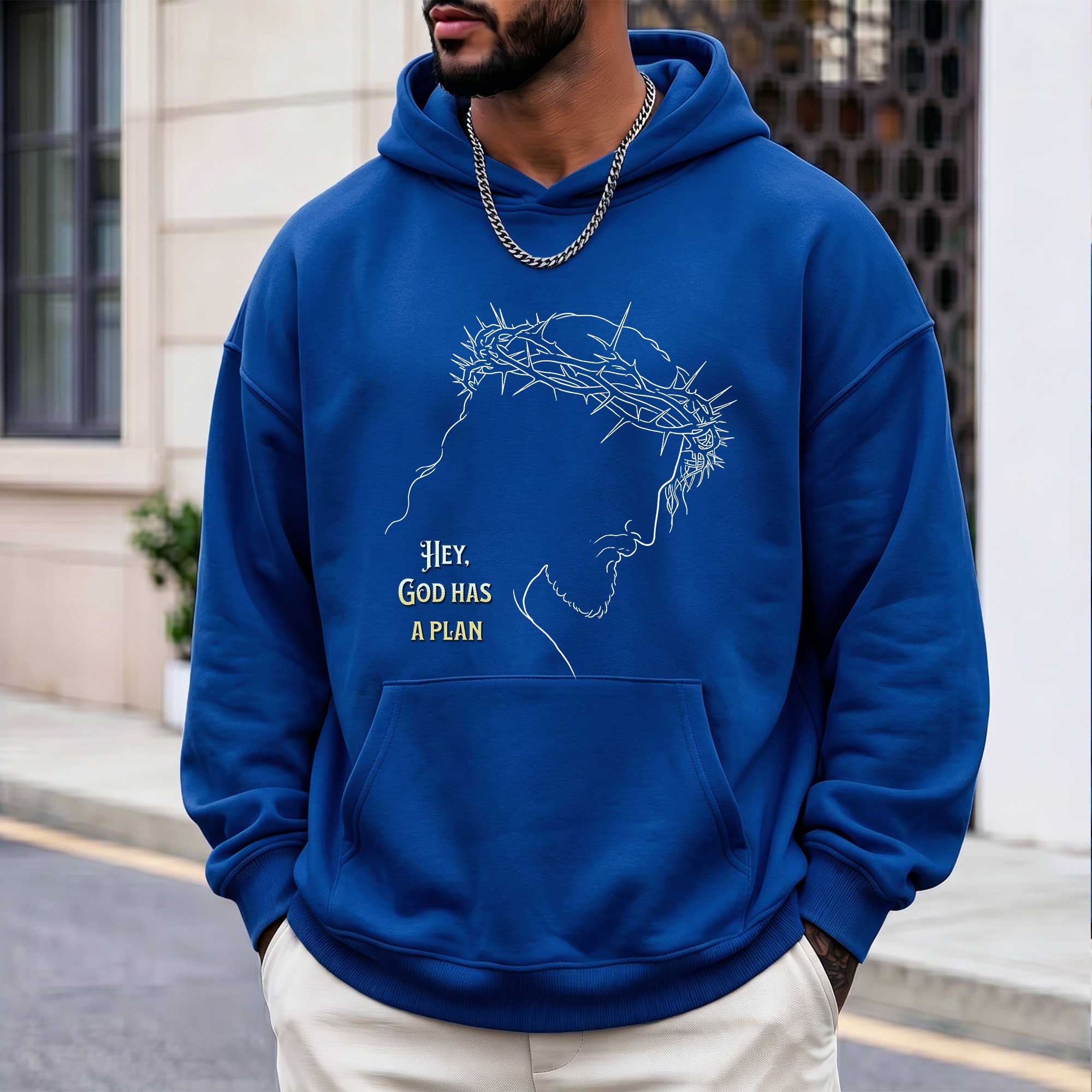 Hey God Has a Plan Christian Faith Hoodie
