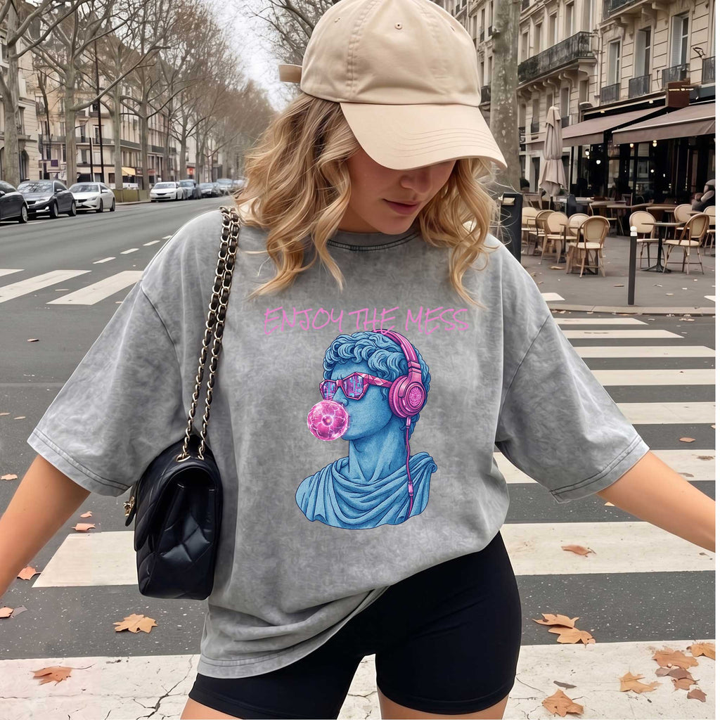 Vintage Enjoy the Mess Graphic T-Shirt