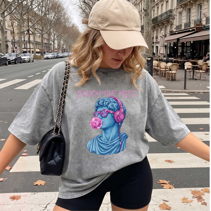 Vintage Enjoy the Mess Graphic T-Shirt