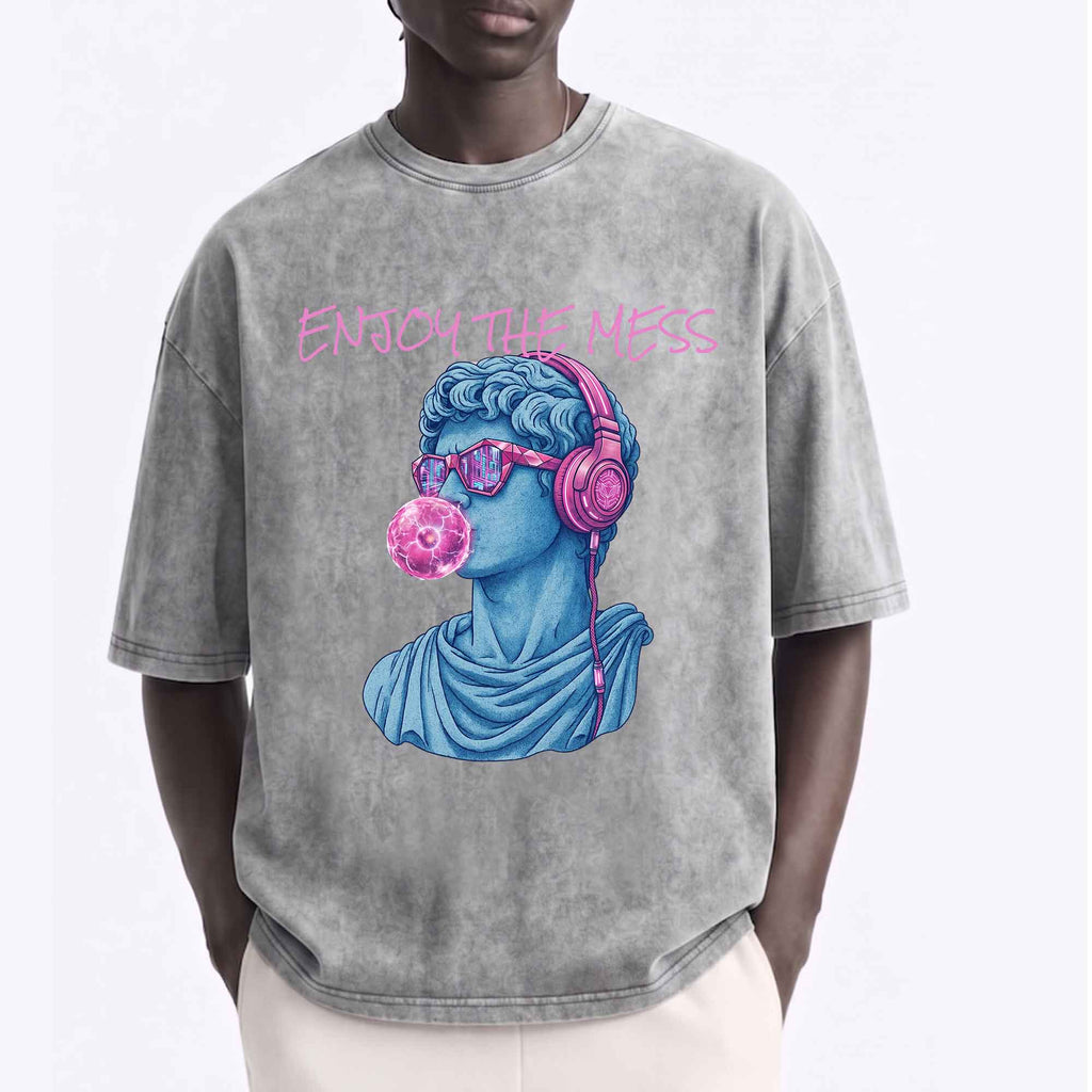 Vintage Enjoy the Mess Graphic T-Shirt