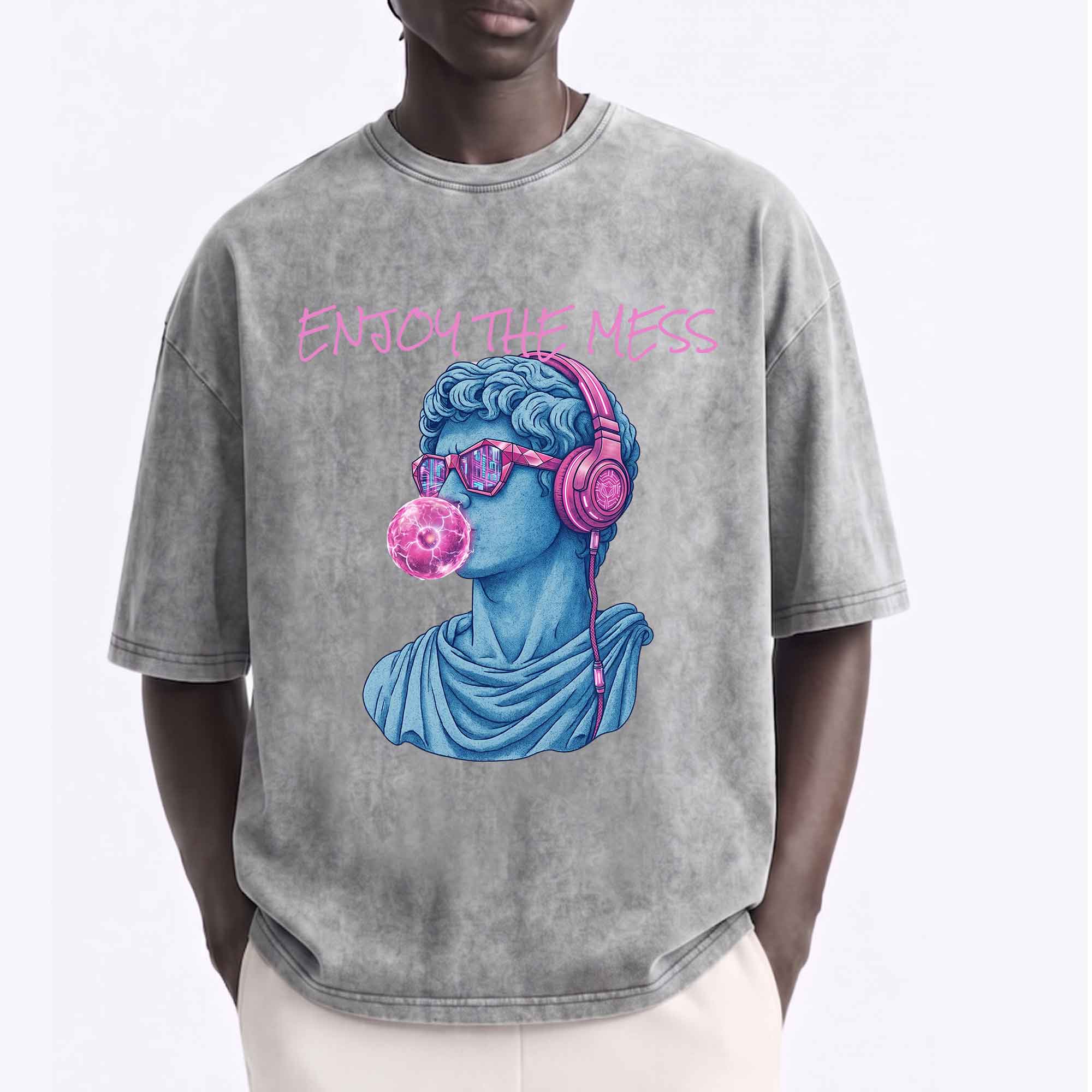 Vintage Enjoy the Mess Graphic T-Shirt