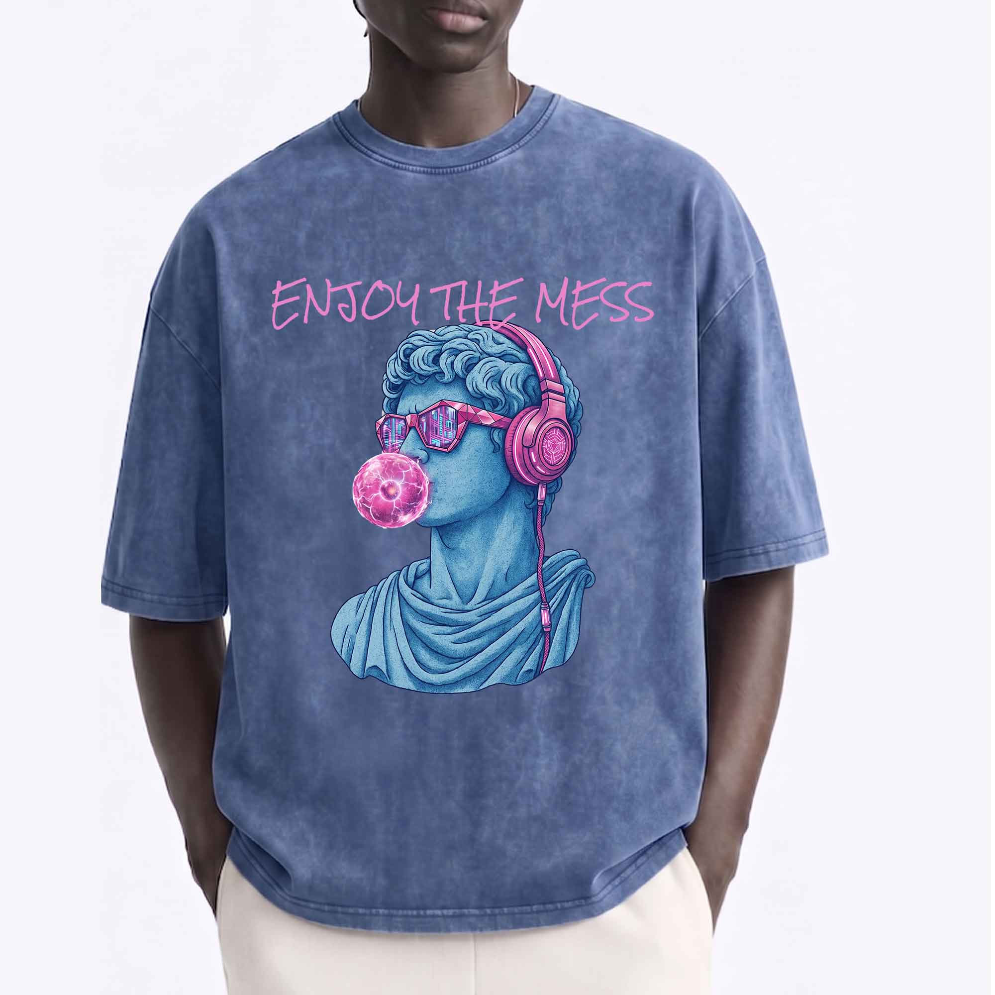 Vintage Enjoy the Mess Graphic T-Shirt