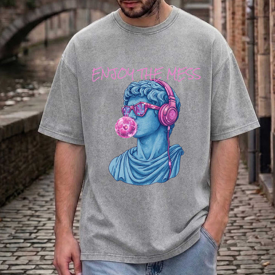 Vintage Enjoy the Mess Graphic T-Shirt