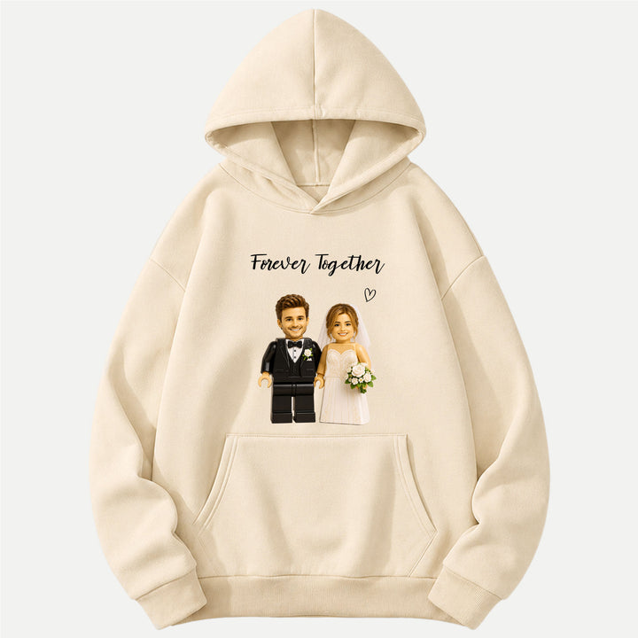 Personalized Brick Figure "Forever Together" Wedding T-Shirt
