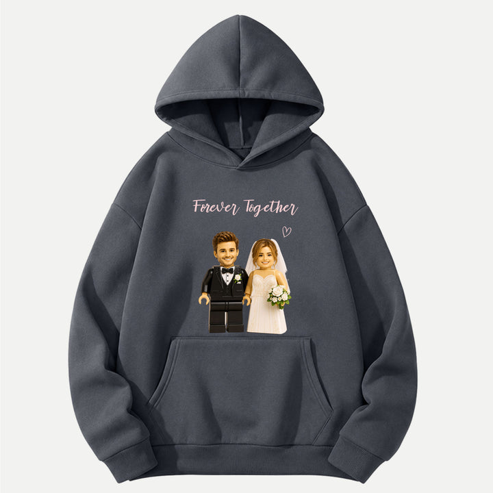 Personalized Brick Figure "Forever Together" Wedding T-Shirt