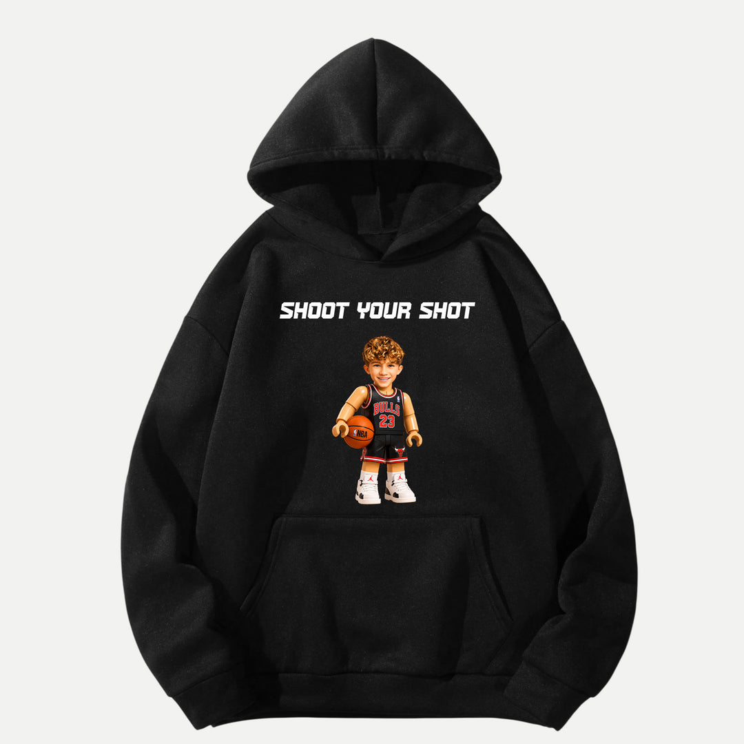 Personalized Brick Figure Basketball T-Shirt