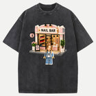 Personalized Brick Figure Nail Bar Salon T-Shirt