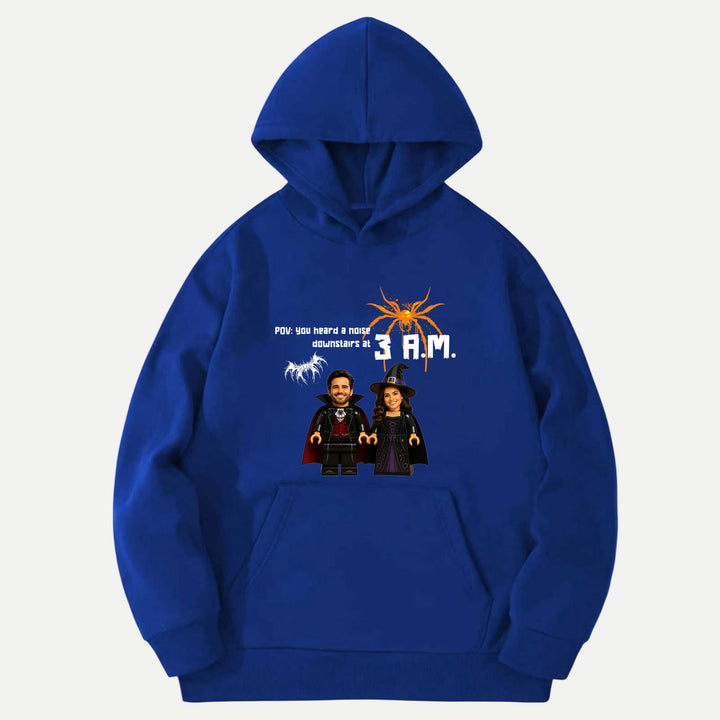 Personalized Brick Figure Halloween Graphic T-Shirt