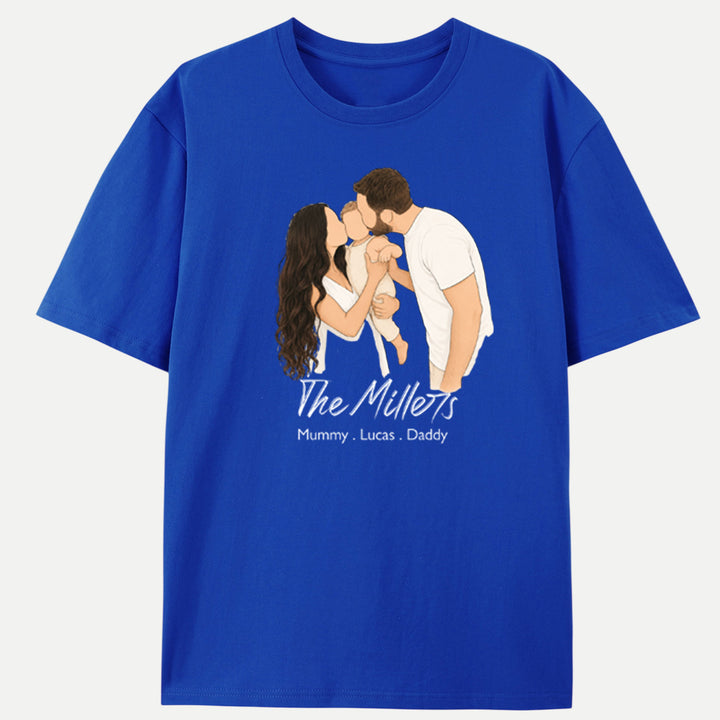 Classic Custom Faceless Portrait design T-shirt