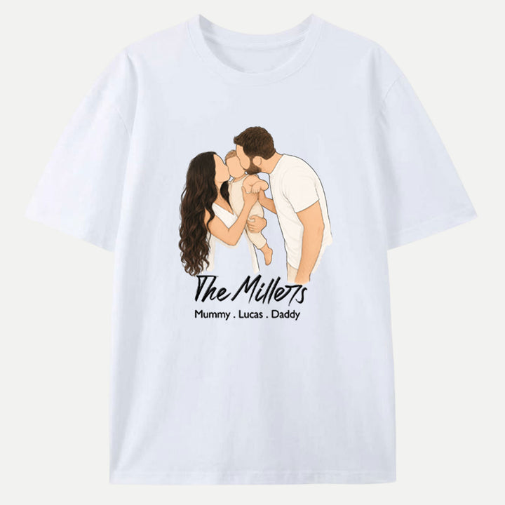Classic Custom Faceless Portrait design T-shirt