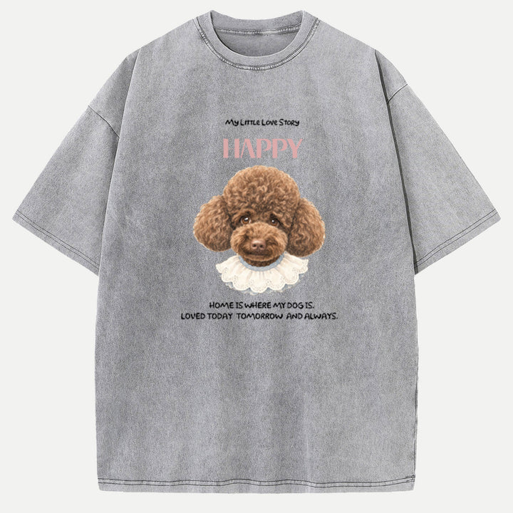 Personalised Hand-Drawn Pet Head Portrait T-shirt