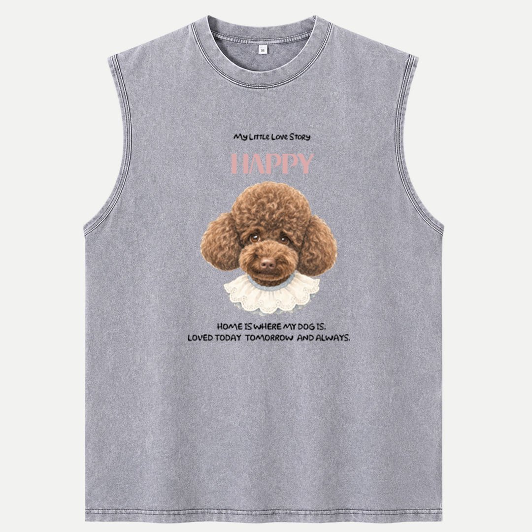 Personalised Hand-Drawn Pet Head Portrait T-shirt