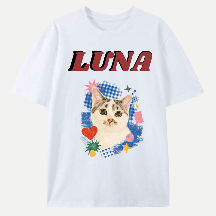 Personalised Pet Pop Art T-Shirt