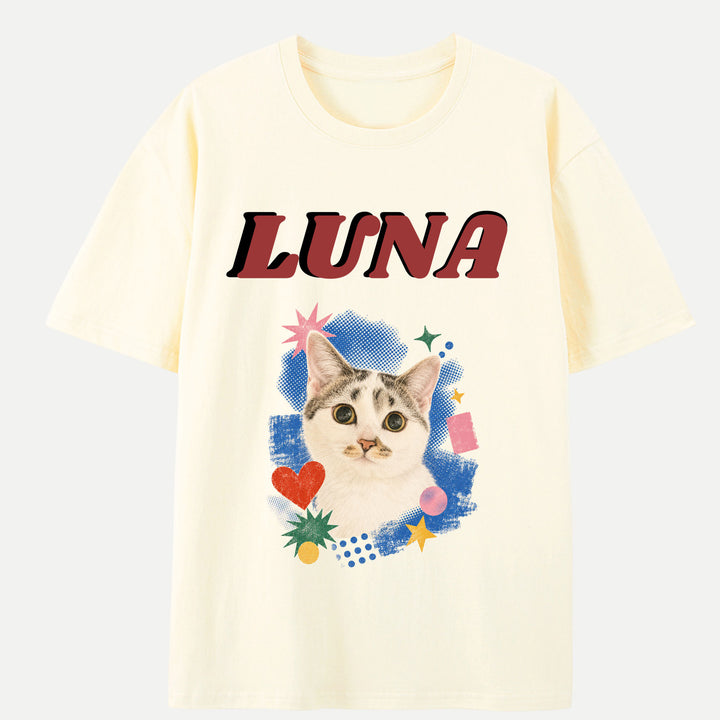 Personalised Pet Pop Art T-Shirt