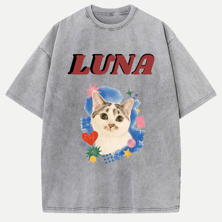 Personalised Pet Pop Art T-Shirt