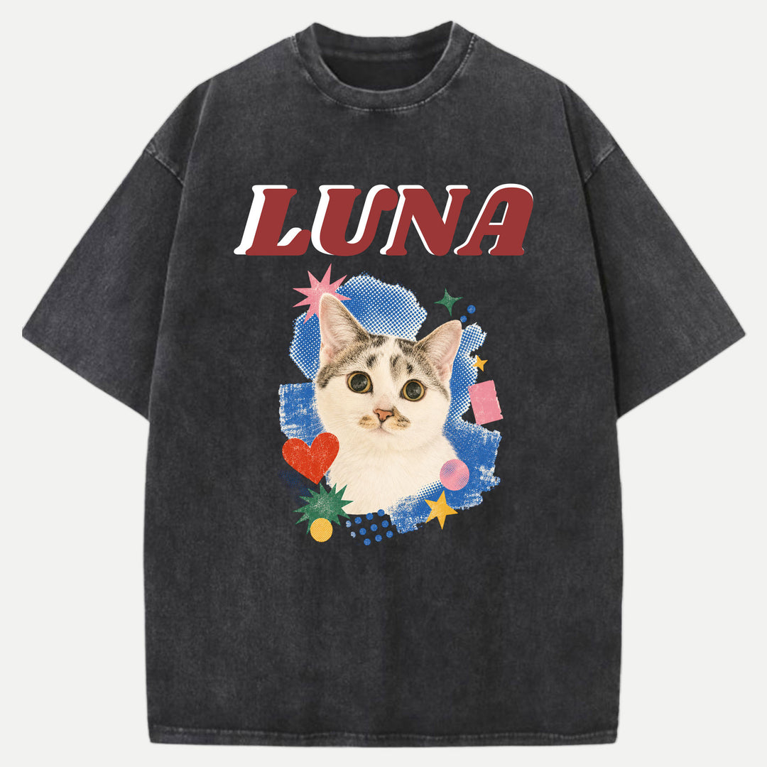 Personalised Pet Pop Art T-Shirt