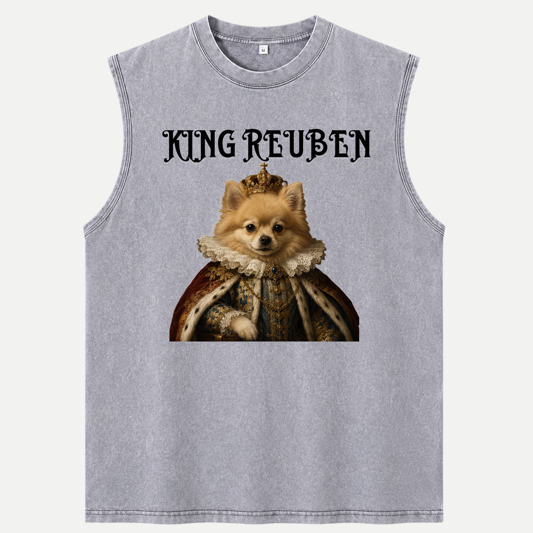 Personalised Royal King Pet Portrait T-Shirt