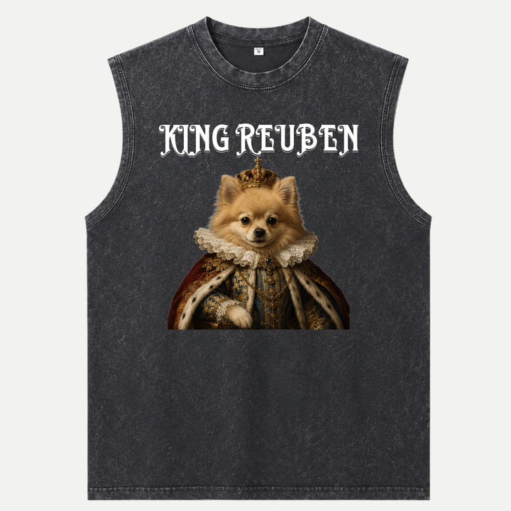 Personalised Royal King Pet Portrait T-Shirt