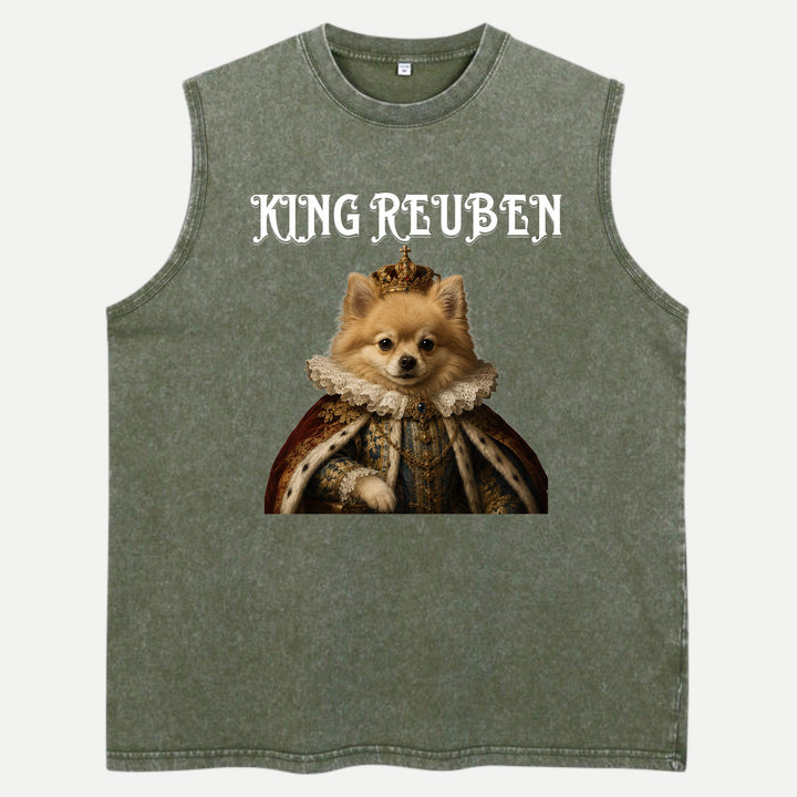 Personalised Royal King Pet Portrait T-Shirt