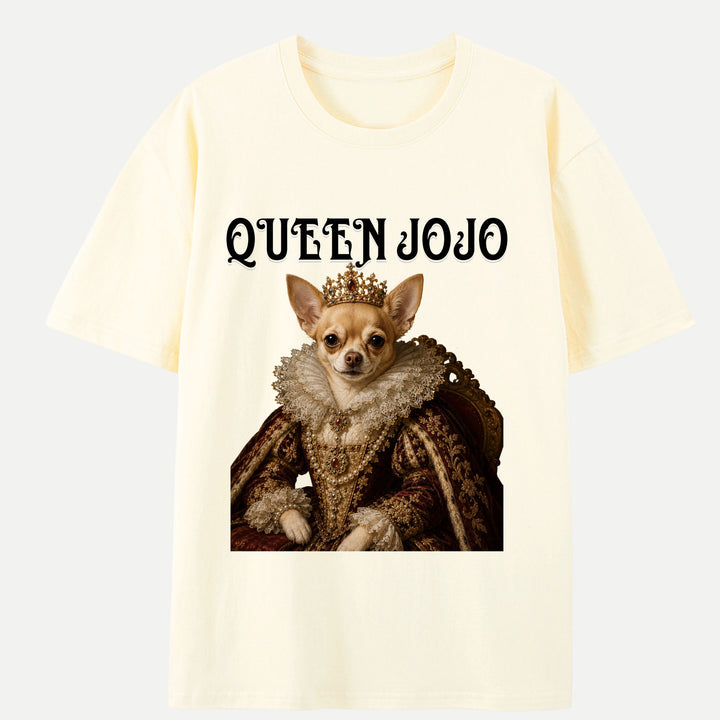 Personalised Queen Pet Portrait T-Shirt